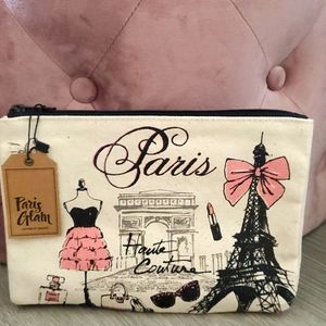 Nwt Paris Glam Cosmetic Bag